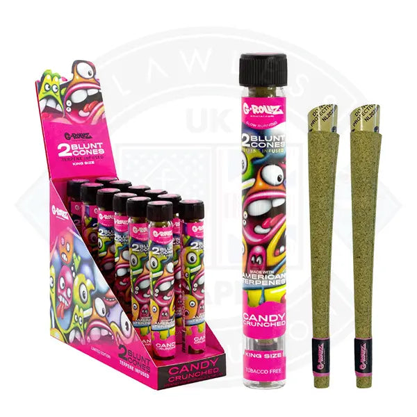 G-ROLLZ - Terpene Blunt Cones - 12 Tubes Per Box - 2 Cones Per Tube