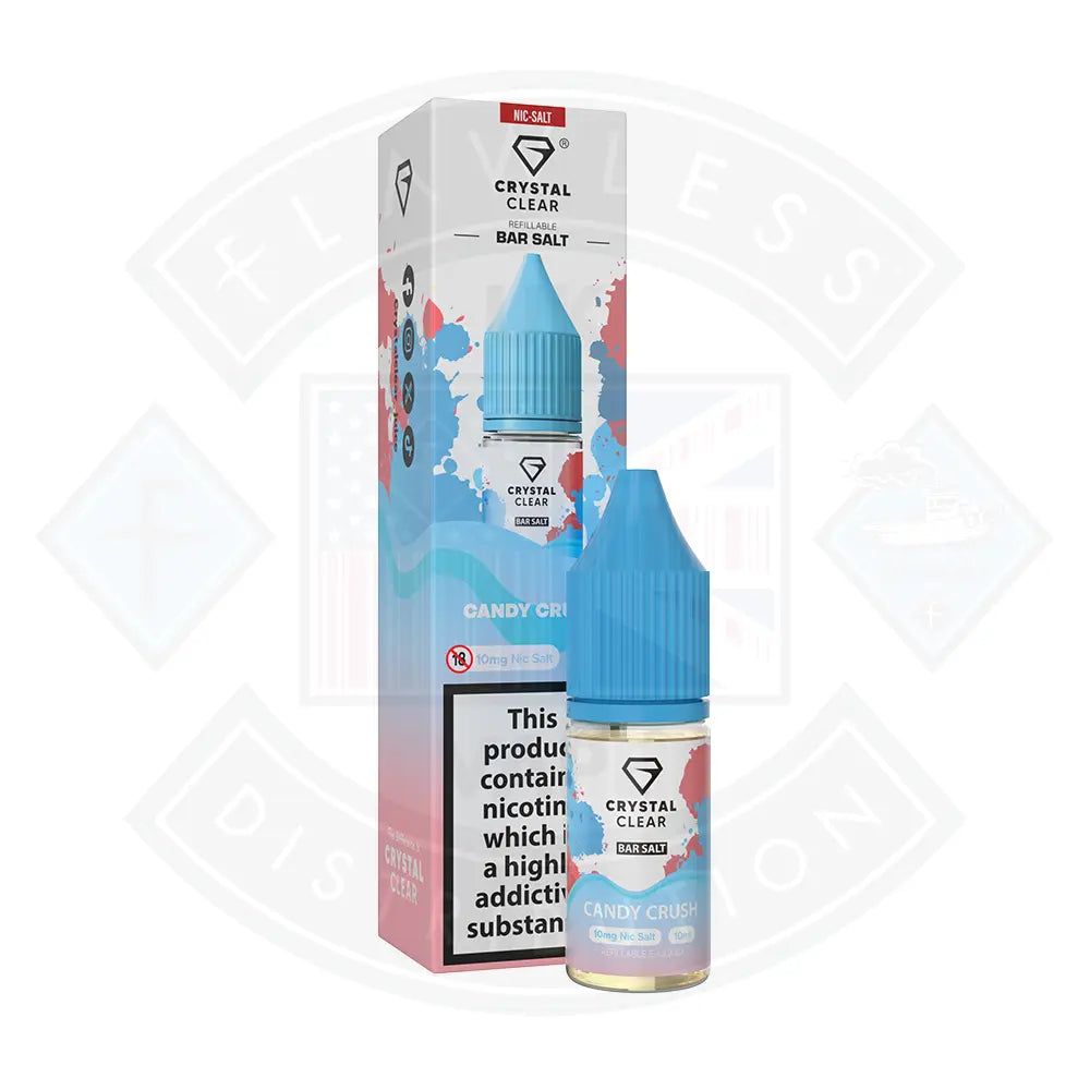 Crystal Clear Bar (10mg) Nic Salts 10ml
