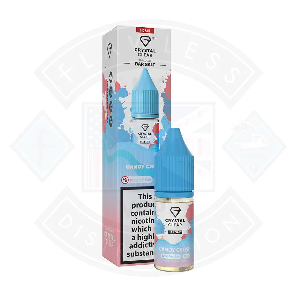 Crystal Clear Bar (20mg) Nic Salts 10ml