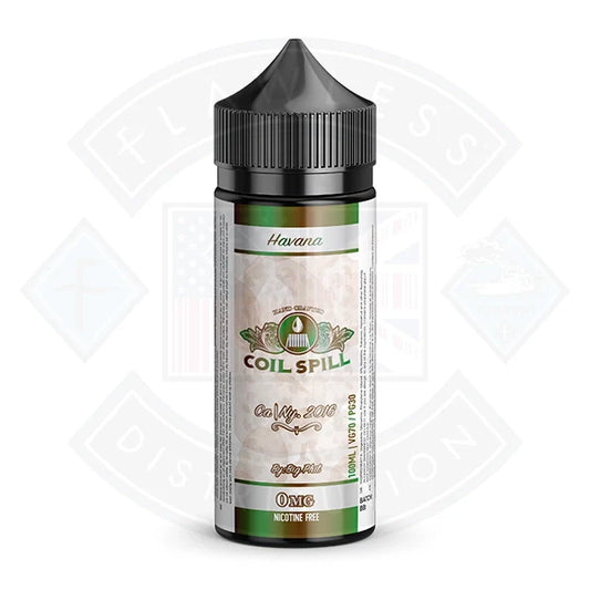 Coil Spill Havana 0mg 100ml Shortfill