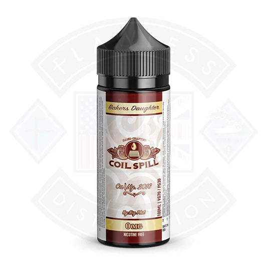 Coil Spill Bakers Daughter 0mg 100ml Shortfill E liquid