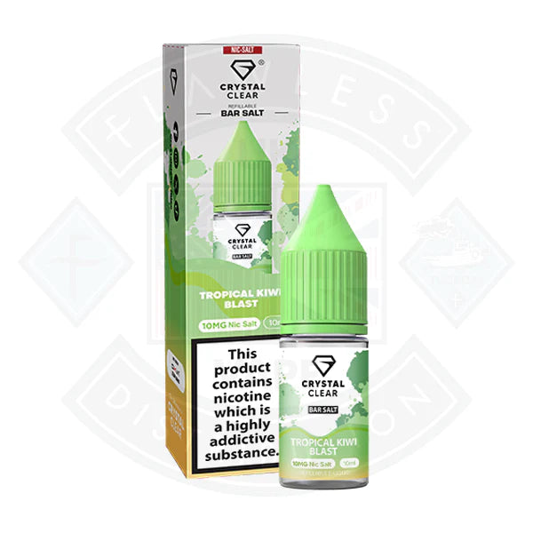 Crystal Clear Bar (10mg) Nic Salts 10ml