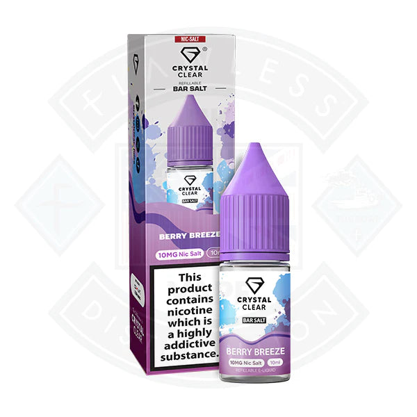 Crystal Clear Bar (10mg) Nic Salts 10ml