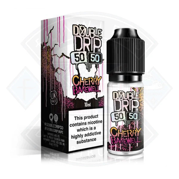 Double Drip 50:50 Cherry Bakewell - 10ml