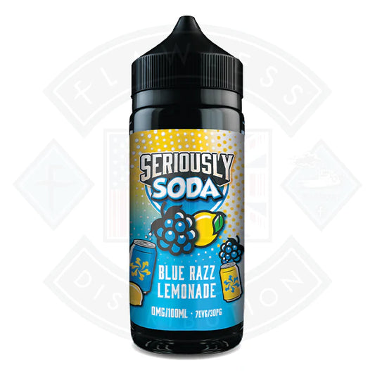 Doozy Vape Seriously Soda- Blue Razz Lemonade 0mg 100ml Shortfill