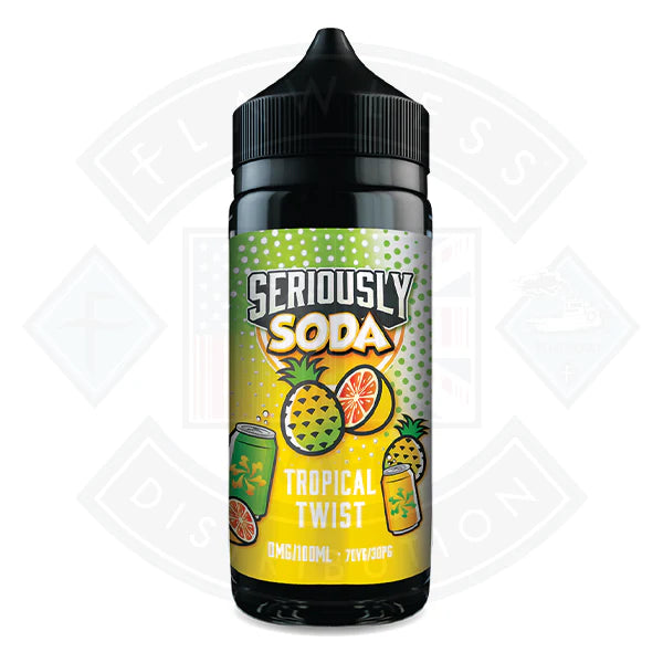 Doozy Vape Seriously Soda-Tropical Twist  0mg 100ml Shortfill