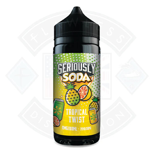 Doozy Vape Seriously Soda-Tropical Twist  0mg 100ml Shortfill