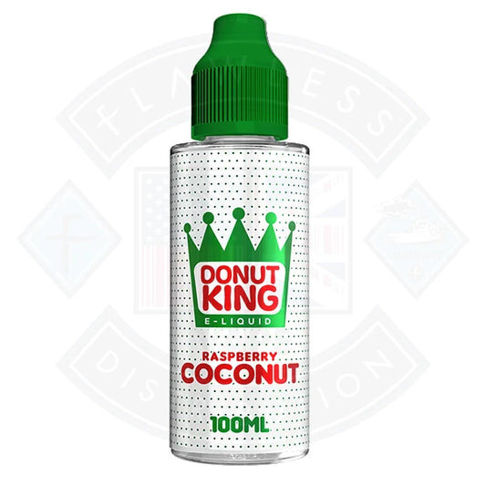 Donut King - Raspberry Coconut 0mg 100ml Shortfill