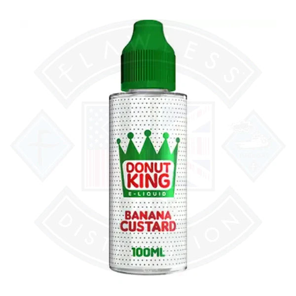 Donut King - Banana Custard 0mg 100ml Shortfill