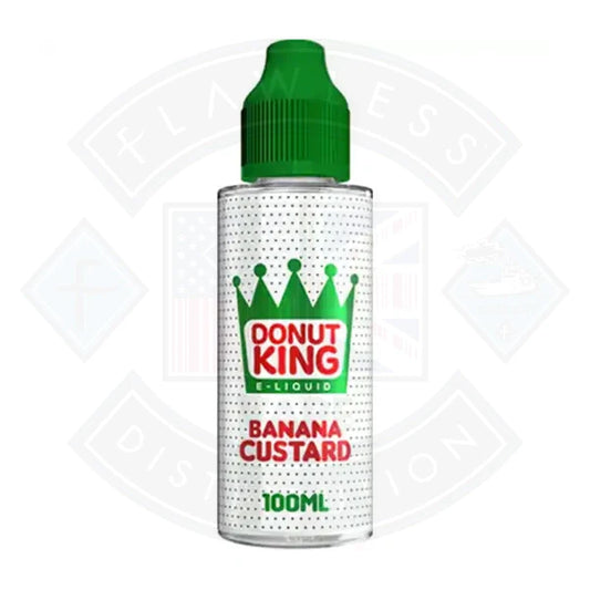 Donut King - Banana Custard 0mg 100ml Shortfill