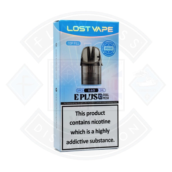 Lost Vape E Plus DUAL MESH Cartridge 3pcs/pack
