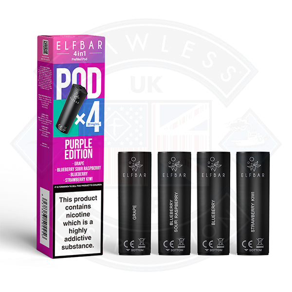 Elf Bar 4 in 1 Prefilled Pods 2ml/ 4pack