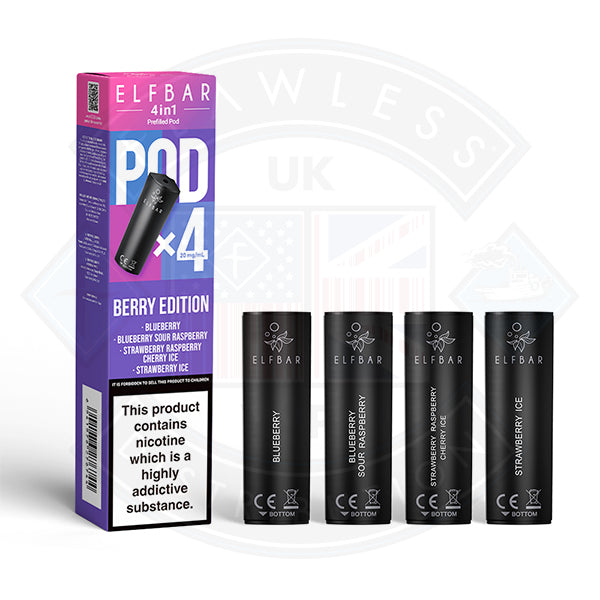 Elf Bar 4 in 1 Prefilled Pods 2ml/ 4pack