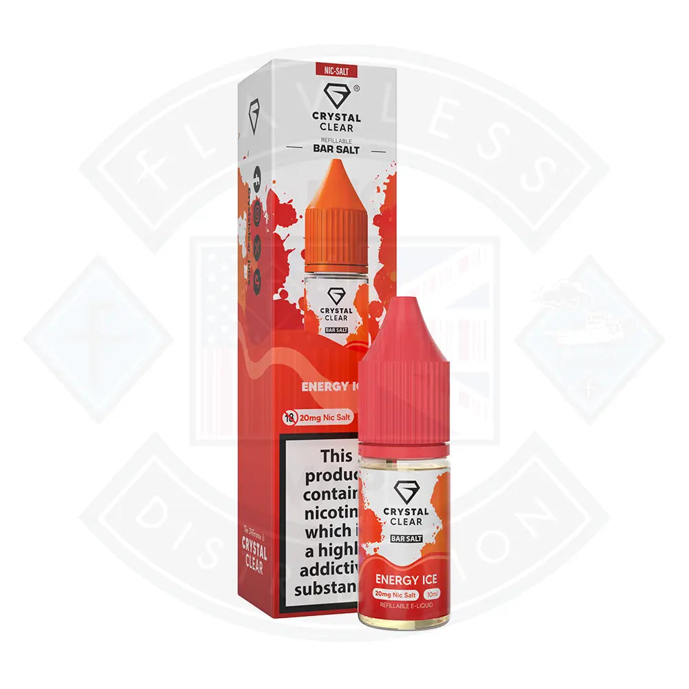 Crystal Clear Bar (20mg) Nic Salts 10ml