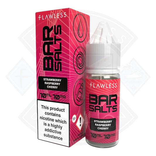 FLAWLESS Bar Salts Strawberry Raspberry Cherry 10ml