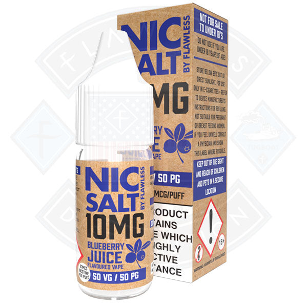 Nic Salt - Blueberry Juice 10ml By Flawless