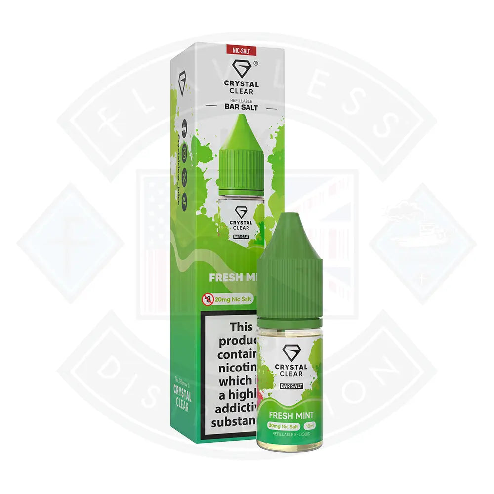 Crystal Clear Bar (20mg) Nic Salts 10ml