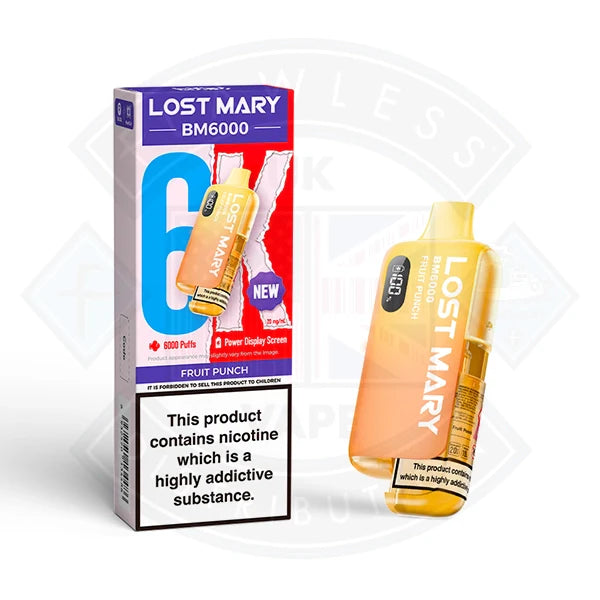 Lost Mary BM6000 Disposable Vape Device 20mg