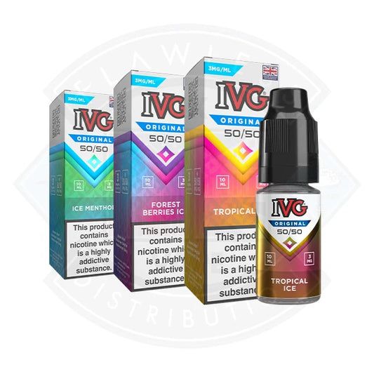 IVG 50/50 Original  E-liquid 10ml (3mg)