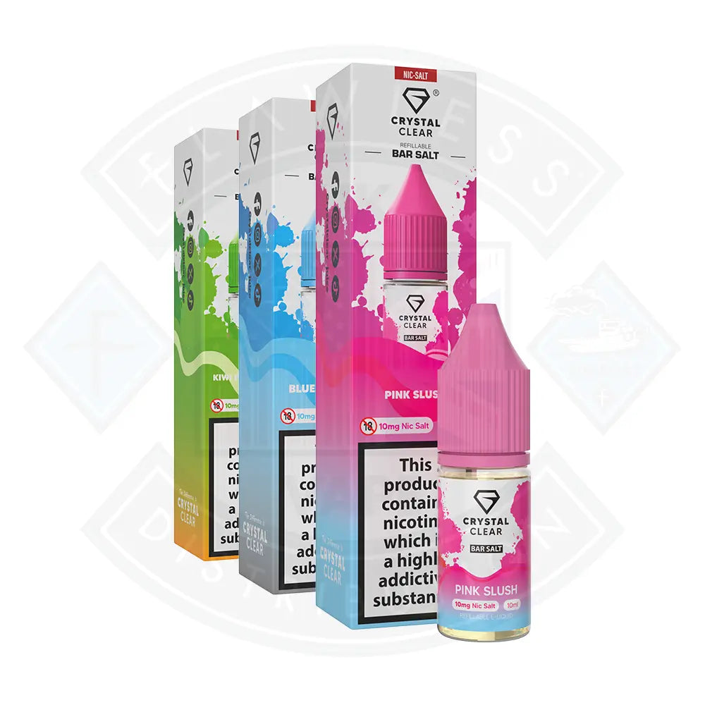 Crystal Clear Bar (10mg) Nic Salts 10ml