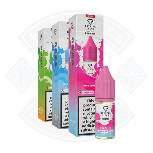 Crystal Clear Bar (10mg) Nic Salts 10ml