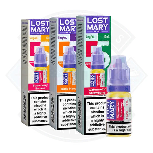 LOST MARY (5mg) Nic Salts E-Liquid 10ml