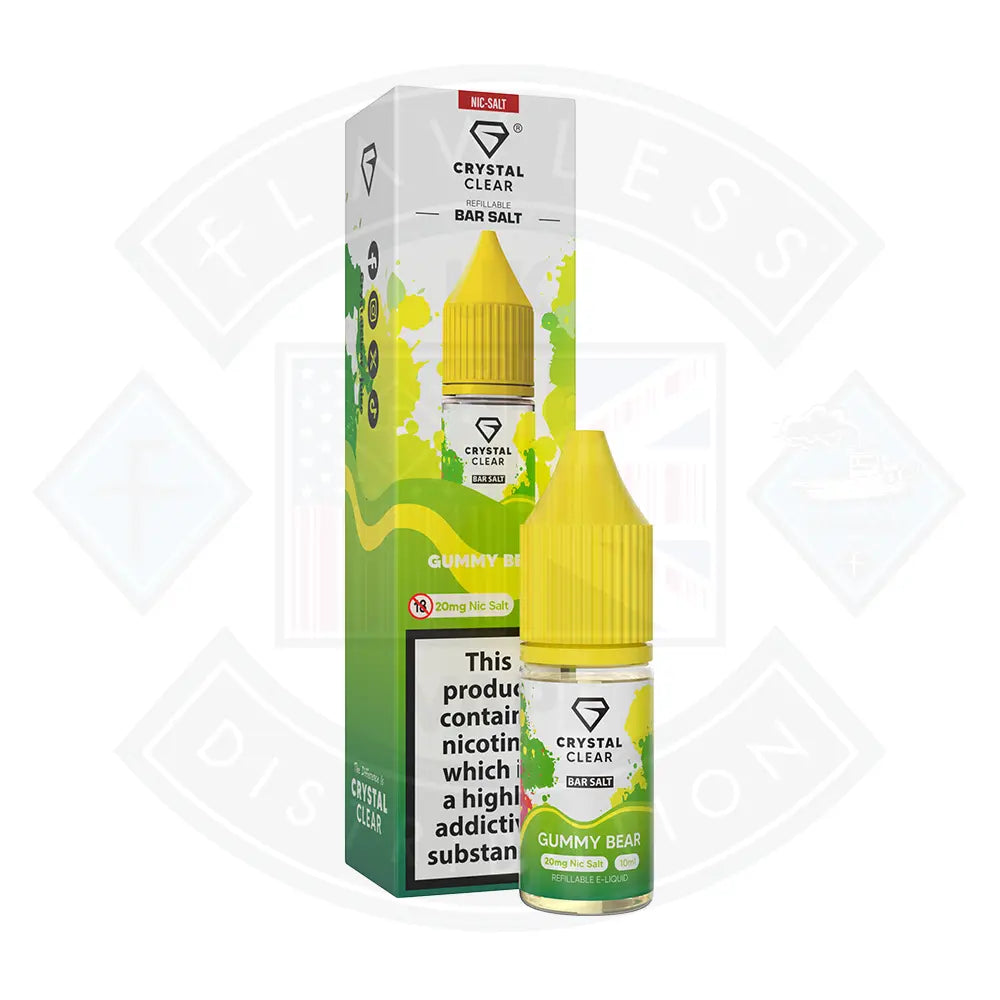 Crystal Clear Bar (20mg) Nic Salts 10ml