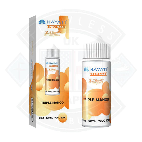 Hayati Pro Max 50/50 - Triple Mango 0mg 100ml Shortfill