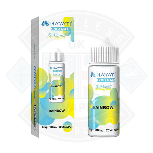 Hayati Pro Max 50/50 - Rainbow 0mg 100ml Shortfill