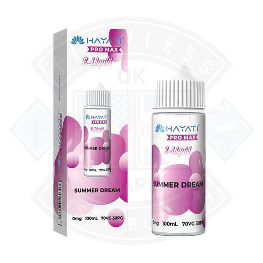 Hayati Pro Max 50/50 - Summer Dream 0mg 100ml Shortfill