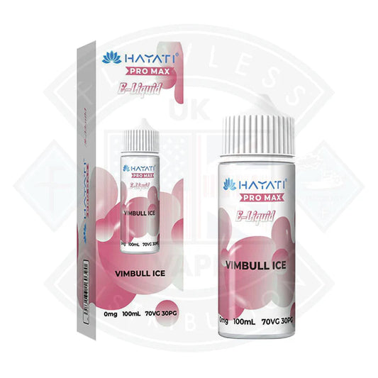 Hayati Pro Max 50/50 - Vimbull Ice 0mg 100ml Shortfill