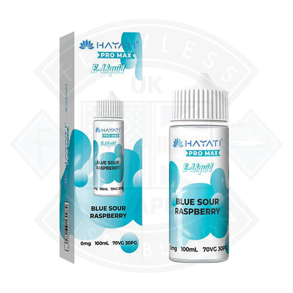 Hayati Pro Max 50/50 - Blue Sour Raspberry 0mg 100ml Shortfill