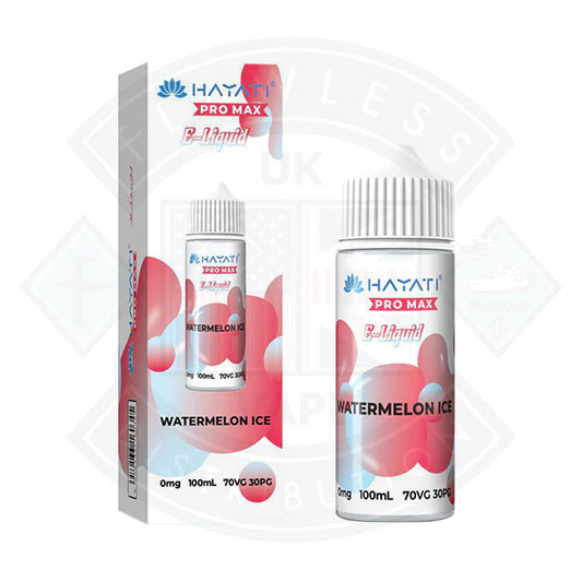 Hayati Pro Max 50/50 - Watermelon Ice 0mg 100ml Shortfill