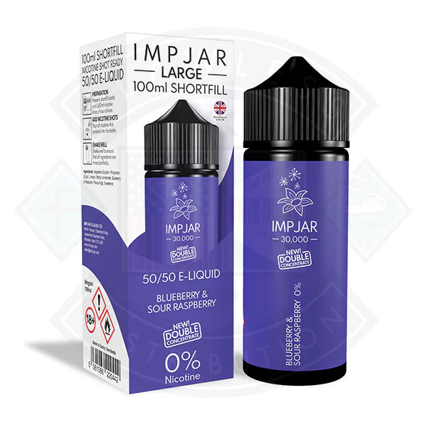 IMP JAR Large - 0mg 100ml Shortfill  - DOUBLE CONCENTRATE