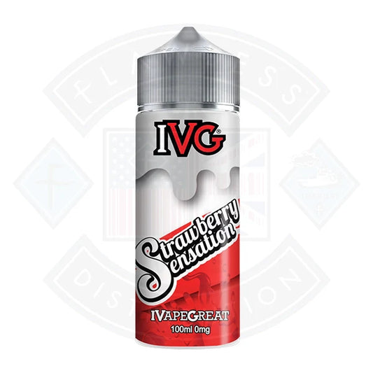 IVG - Strawberry Sensation 0mg 100ml Shortfill