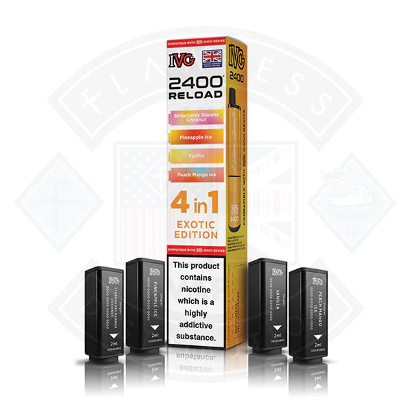 IVG 2400 Reload 4in1 Prefilled Pods