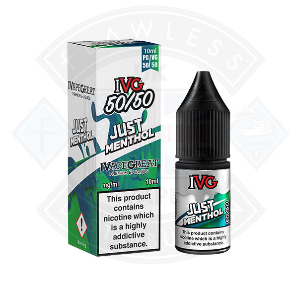 IVG 50:50 Just Menthol TPD Compliant e-liquid