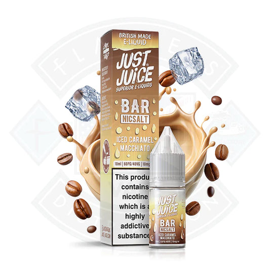 Just Juice Bar Nic Salt - Iced Caramel Macchiato  10ml