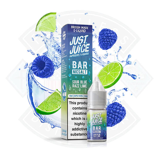 Just Juice Bar Nic Salt -  Sour Blue Razz Lime 10ml