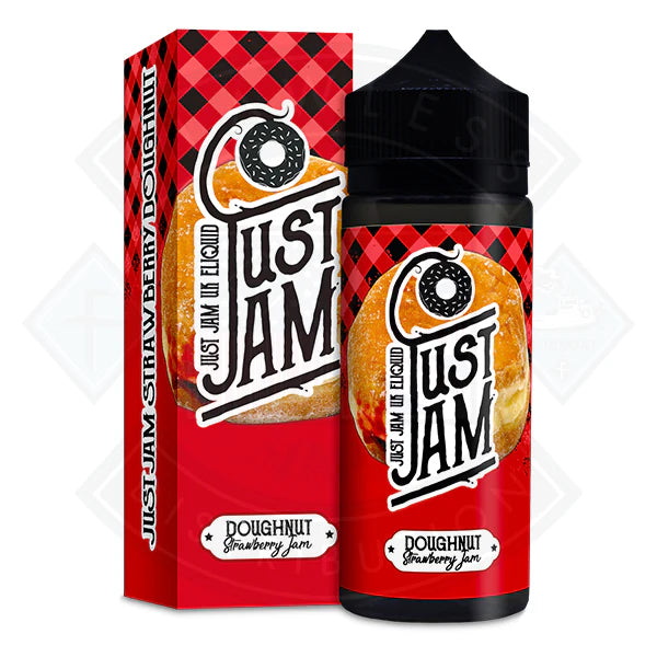 Just Jam Doughnut Strawberry Jam 0mg 100ml Shortfill E liquid