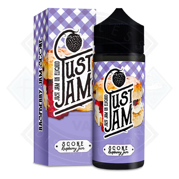 Just Jam Scone Raspberry Jam 0mg 100ml Shortfill