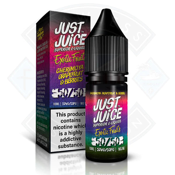 Just Juice 50/50 Exotic Fruits Cherimoya Grapefruit & Berries 10ml