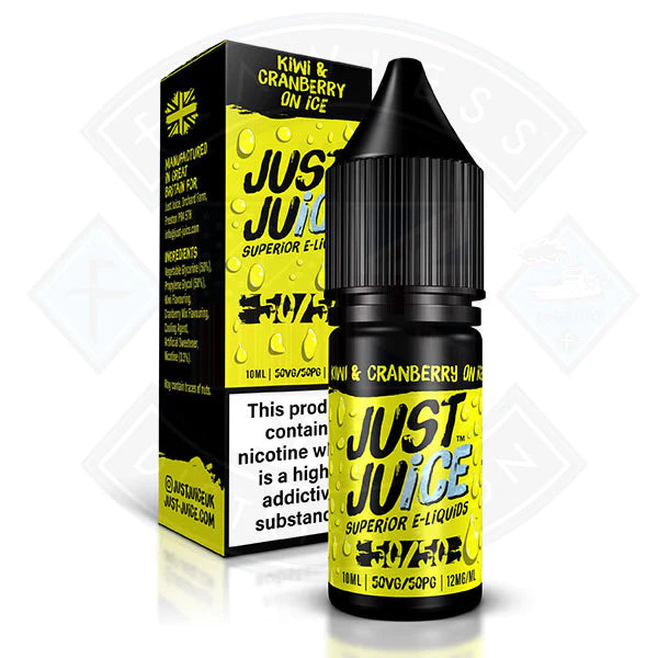 Just Juice 50/50 Kiwi & Cranberry on Ice 10ml