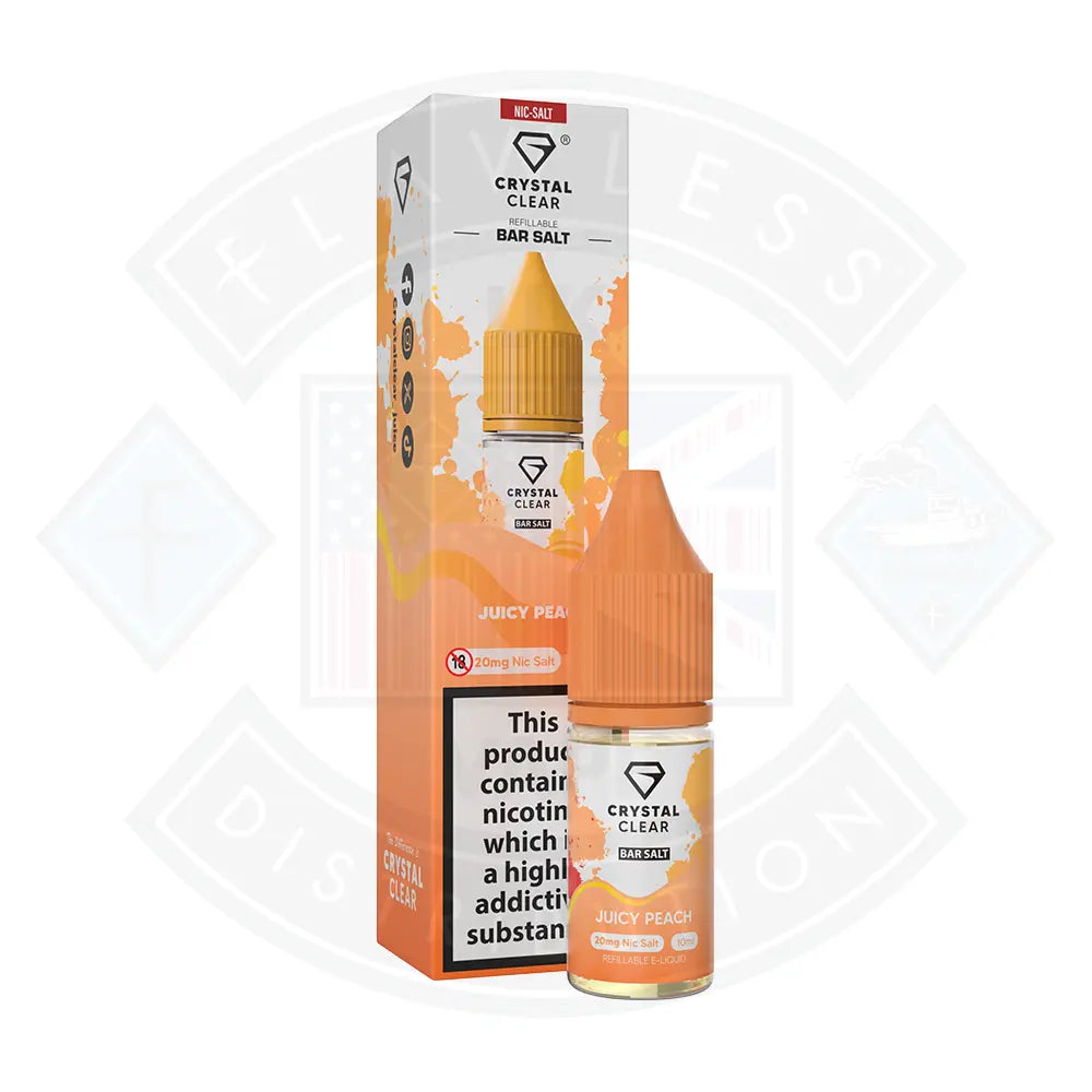 Crystal Clear Bar (20mg) Nic Salts 10ml