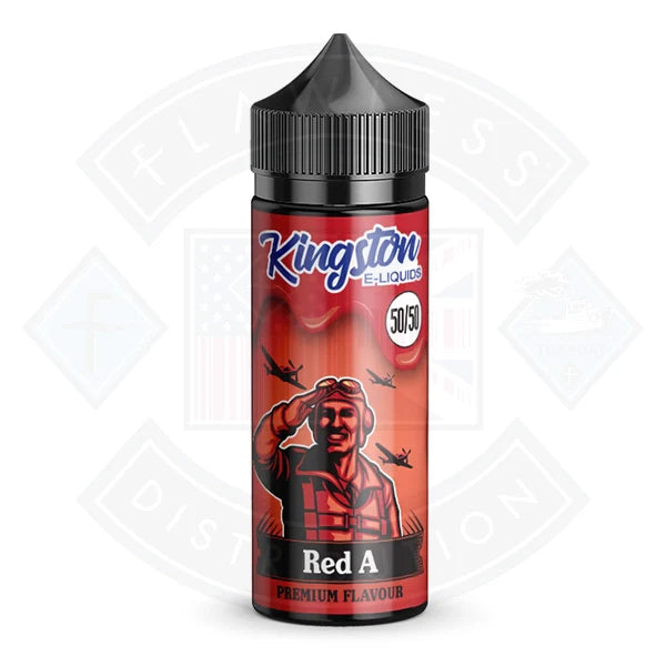 Kingston Red A 0mg 100ml 50/50 Shortfill E-Liquid