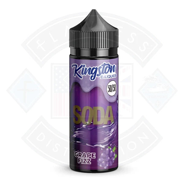 Kingston Soda - Grape Fizz 0mg 100ml 50/50 Shortfill
