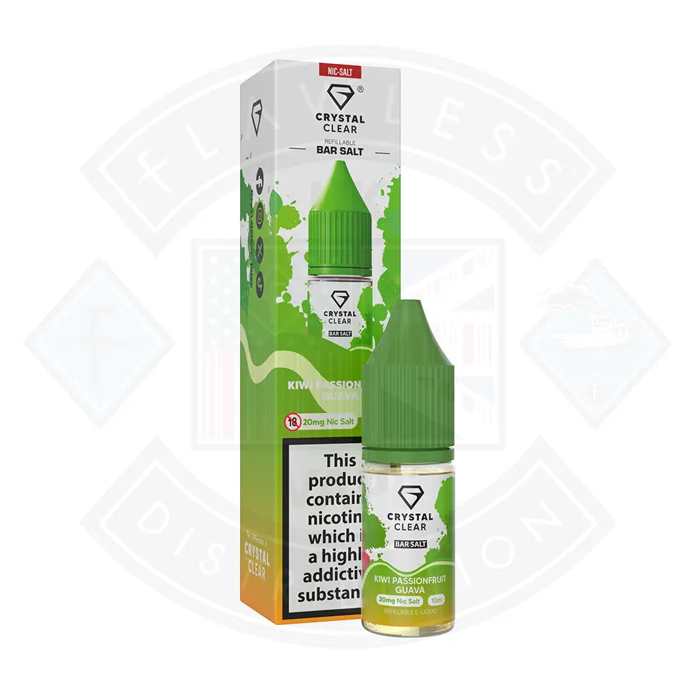 Crystal Clear Bar (20mg) Nic Salts 10ml