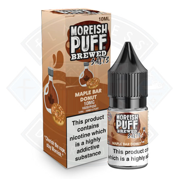 Moreish Puff Brewed Nic Salt Maple Bar Donut 10ml