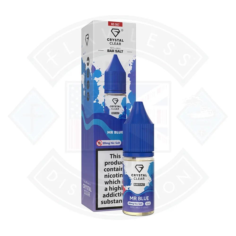 Crystal Clear Bar (20mg) Nic Salts 10ml