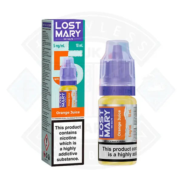 LOST MARY (5mg) Nic Salts E-Liquid 10ml